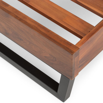 Tipaz King Bed Frame Live Edge