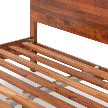 Tipaz King Bed Frame Live Edge