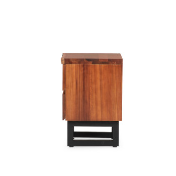 Tipaz 2 Drawer Bedside Live Edge