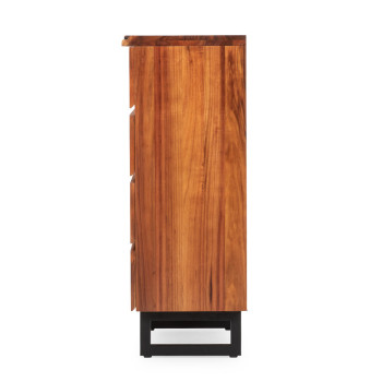 Tipaz 4 Drawer Tallboy Live Edge