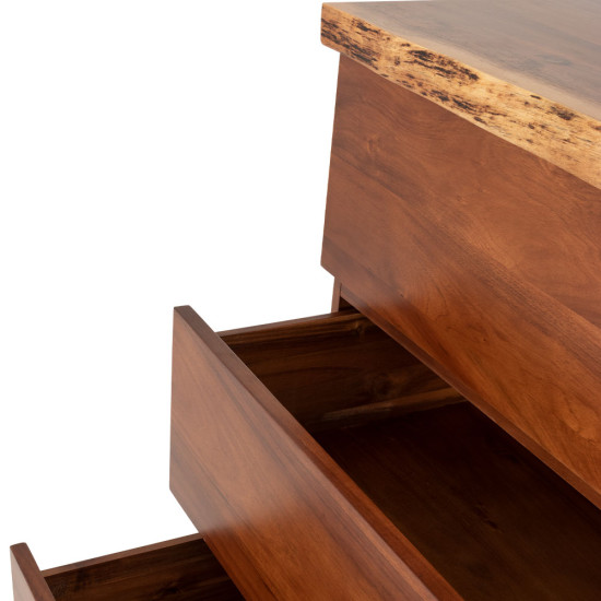 Tipaz 4 Drawer Tallboy Live Edge