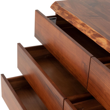 Tipaz 6 Drawer Lowboy Live Edge