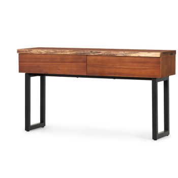Tipaz Console Table Live Edge