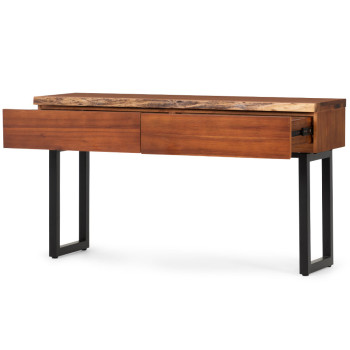 Tipaz Console Table Live Edge