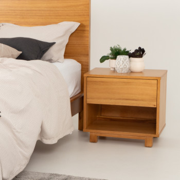 Ashwood 1 Drawer Bedside