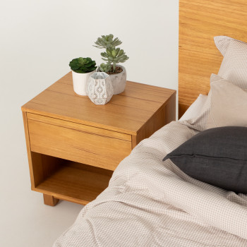 Ashwood 1 Drawer Bedside