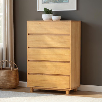 Ashwood 5 Drawer Tallboy