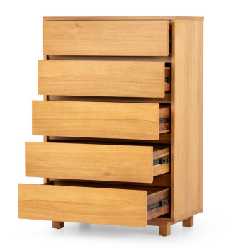 Ashwood 5 Drawer Tallboy