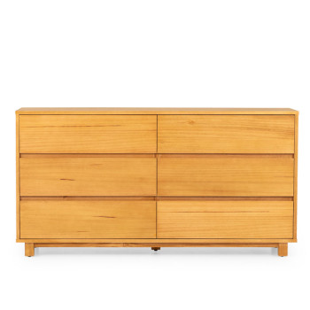 Ashwood 6 Drawer Lowboy
