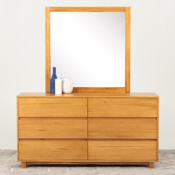 Ashwood 6 Drawer Lowboy