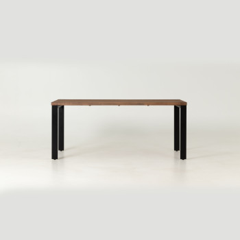 Barnwood Dining Table W180, Dark