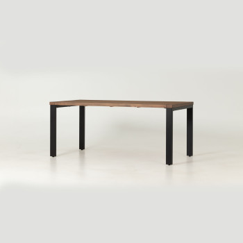 Barnwood Dining Table W180, Dark