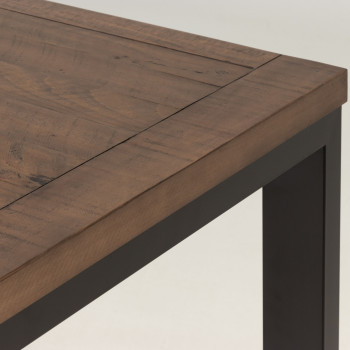 Barnwood Dining Table W180, Dark