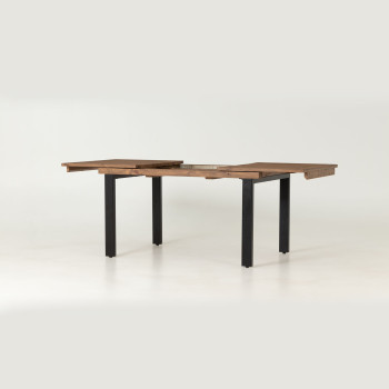 Barnwood Extension Dining Table W140/180, Dark