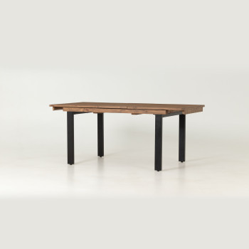 Barnwood Extension Dining Table W140/180, Dark