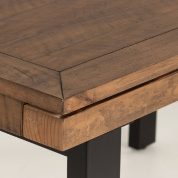 Barnwood Extension Dining Table W140/180, Dark