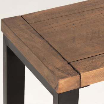 Barnwood Bench - W165, Dark