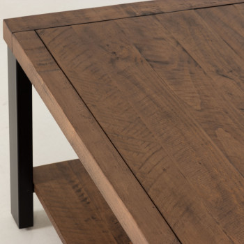 Barnwood Coffee Table, Dark