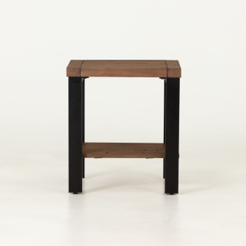 Barnwood Side Table, Dark