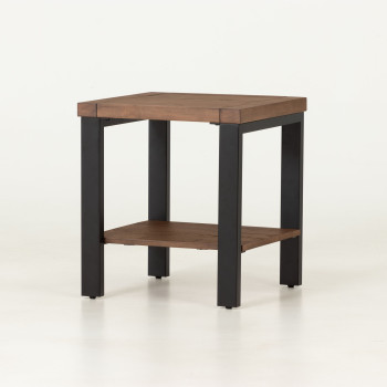 Barnwood Side Table, Dark