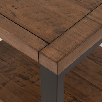 Barnwood Side Table, Dark