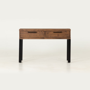 Barnwood Console Table, Dark