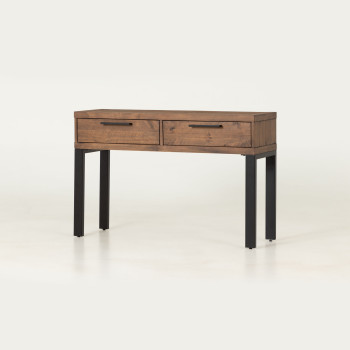 Barnwood Console Table, Dark