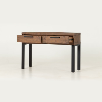 Barnwood Console Table, Dark