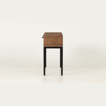 Barnwood Console Table, Dark