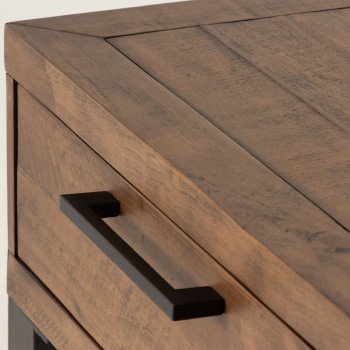 Barnwood Console Table, Dark