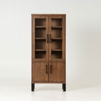 Barnwood Display Cabinet, Dark