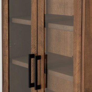 Barnwood Display Cabinet, Dark