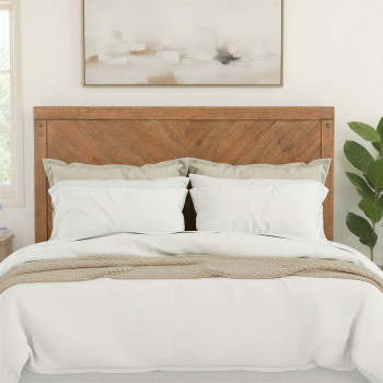 Chevron Double/Queen Headboard, Pine
