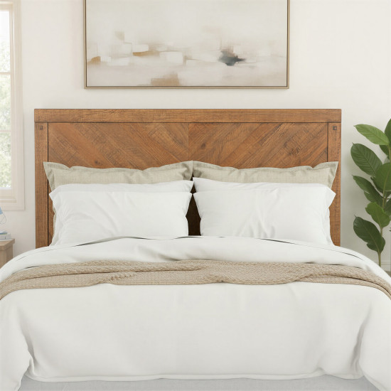 Chevron Double/Queen Headboard, Pine