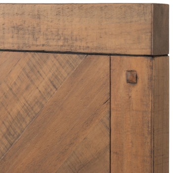 Chevron Double/Queen Headboard, Pine