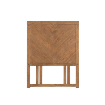 Chevron Single/King Single Headboard, Pine