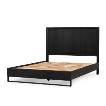 Oslo Queen Bed Frame, Dark