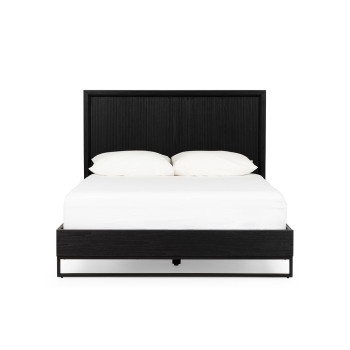 Oslo Queen Bed Frame, Dark
