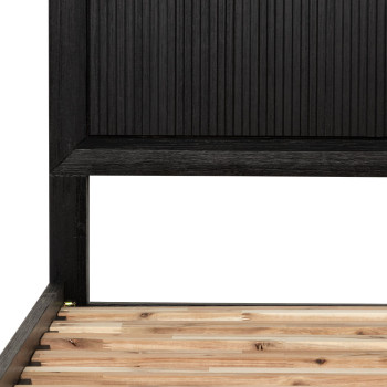 Oslo Queen Bed Frame, Dark