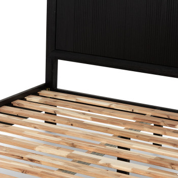 Oslo Queen Bed Frame, Dark