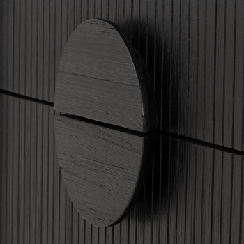 Oslo 2 Drawer Bedside, Dark