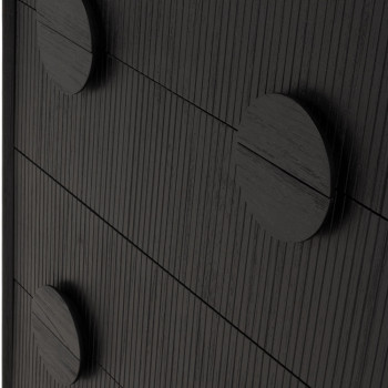 Oslo 4 Drawer Tallboy, Dark