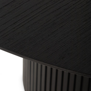 Oslo Round Dining Table - 140 cm, Dark