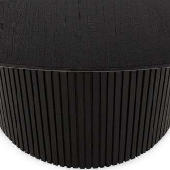 Oslo Round Dining Table - 140 cm, Dark