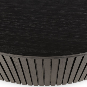 Oslo Round Coffee Table, Dark