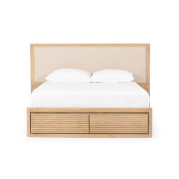 Bromley Super King Bed Frame With Drawers, Light