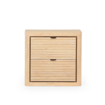 Bromley 2 Drawer Bedside, Light