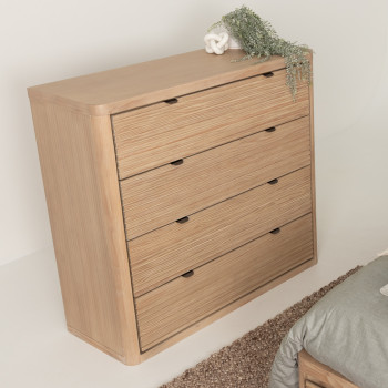 Bromley 4 Drawer Tallboy, Light