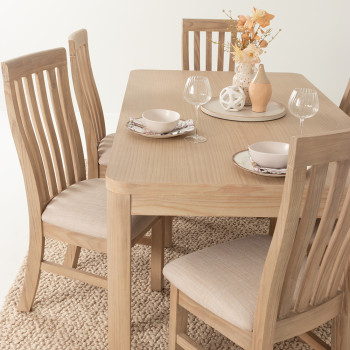 Bromley Dining Table - W180, Light