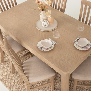 Bromley Dining Table - W180, Light